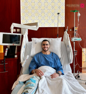 Successful cruciate ligament surgery for Saudi gymnast Khaled Al-Muzain
