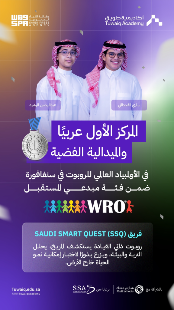 السعودية تحصد فضية أولمبياد الروبوت العالمي WRO 2023