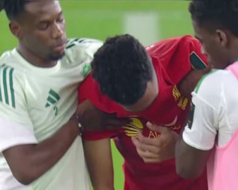 دموع مصعب الجوير بعد مباراة الأهلي والقادسية بكأس الملك