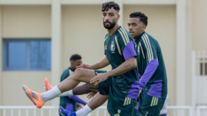 The Saudi national team concludes its preparations for the match against Oman in the Arab Cup