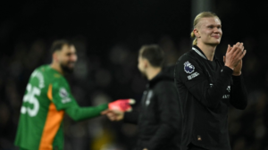 هالاند أسرع لاعب يصل لـ100 هدف في فوز سيتي على فولهام 5-4