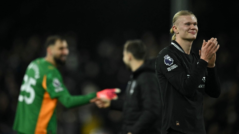 هالاند أسرع لاعب يصل لـ100 هدف في فوز سيتي على فولهام 5-4