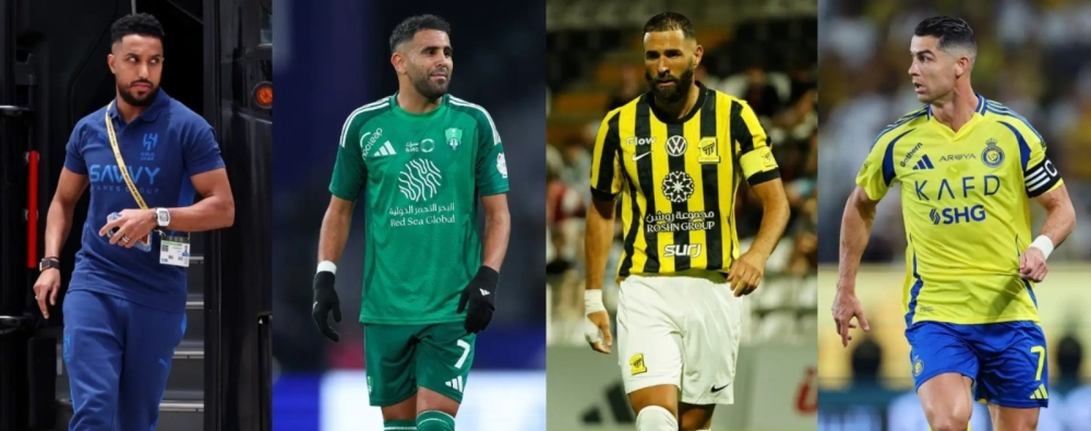 غلوب سوكر: رونالدو وبنزيما ومحرز والدوسري يتنافسون على جائزة الأفضل