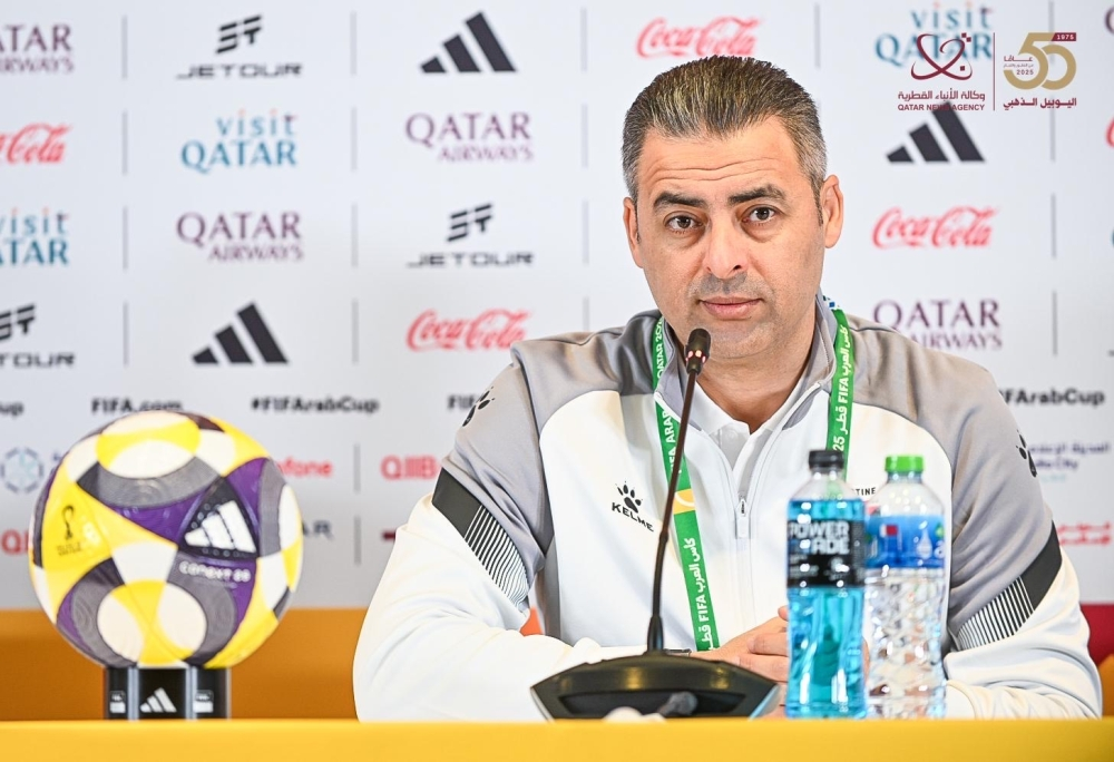 مدرب فلسطين: نسعى لإسعاد شعبنا في كأس العرب 2021