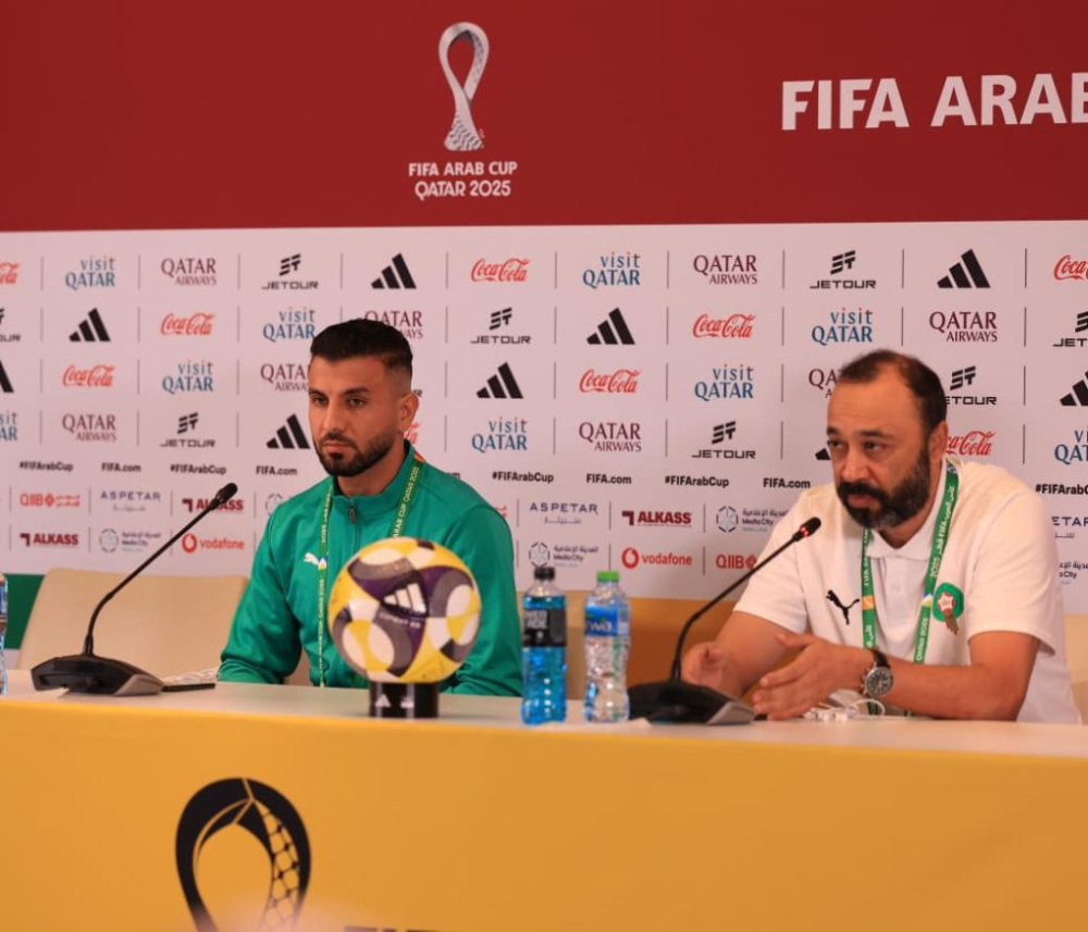 أنس باش: مباراة المغرب وعمان صعبة وهدفنا لقب كأس العرب