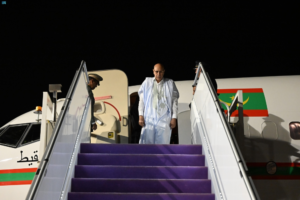 الرئيس الموريتاني يصل المدينة المنورة لزيارة المسجد النبوي