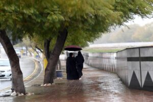 طقس السعودية اليوم: أمطار غزيرة بالمدينة وتبوك وضباب بالشرقية
