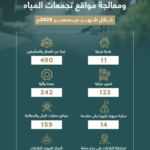 أمانة جدة تعالج 159 موقعاً لتجمعات المياه والبعوض بعد الأمطار