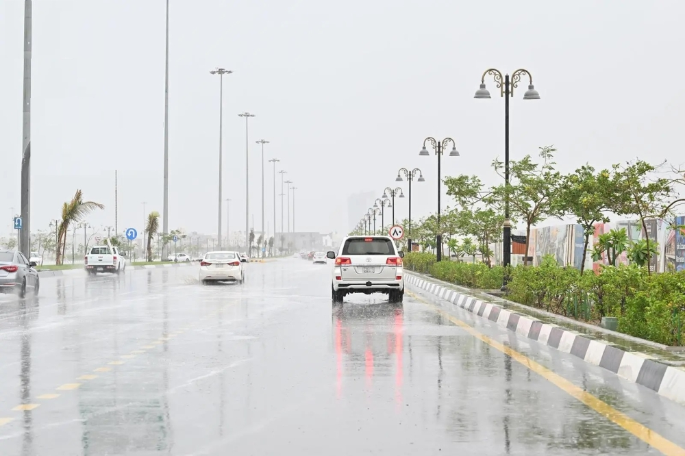 طقس السعودية: أمطار بجازان وثلوج في تروجينا نيوم اليوم