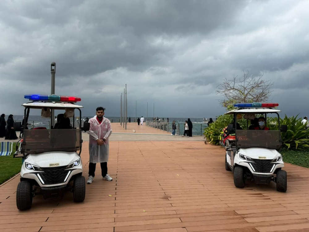 الهلال الأحمر بالقصيم يرفع جاهزيته لمواجهة الحالة المطرية