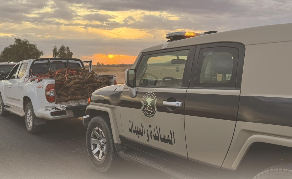 ضبط مخالف لنظام البيئة بالمدينة المنورة لبيع حطب محلي