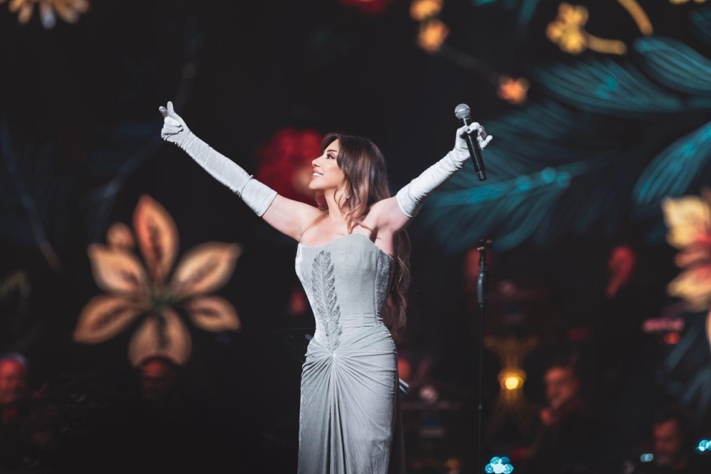 نجوى كرم وآدم يبدعان في حفل موسم الرياض 2025