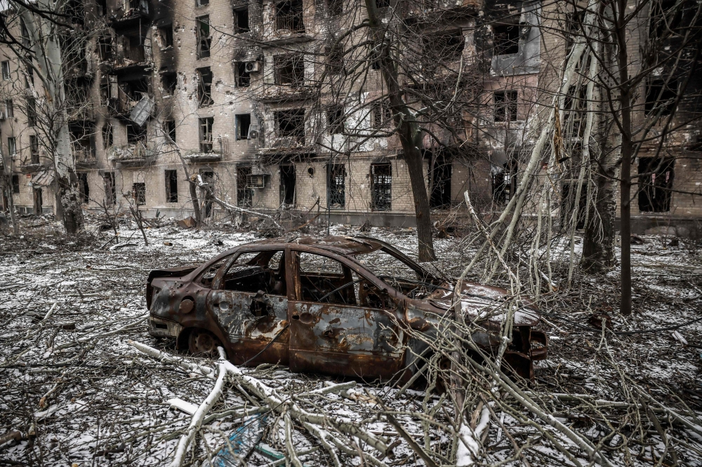 قصف روسي يدمر مخازن زيت دوار الشمس في أوديسا