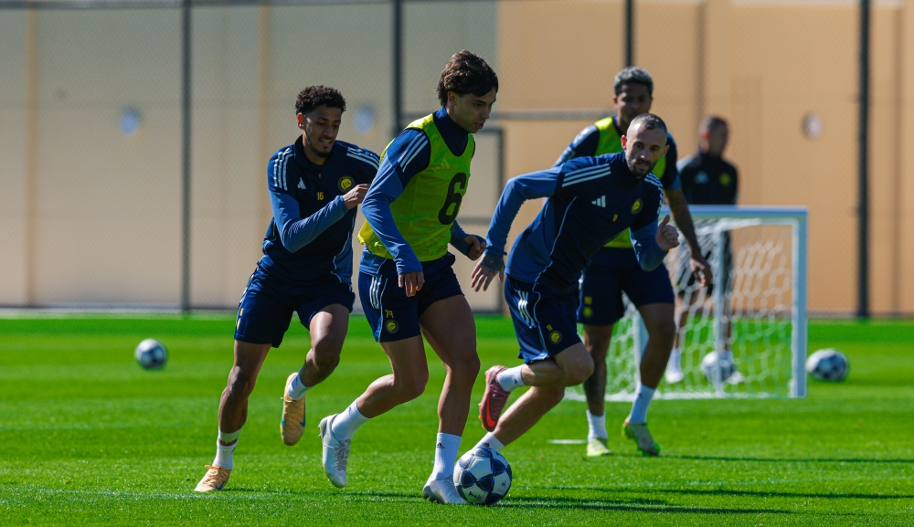 دوليو النصر ينتظمون في التدريبات قبل مواجهة الزوراء الآسيوية