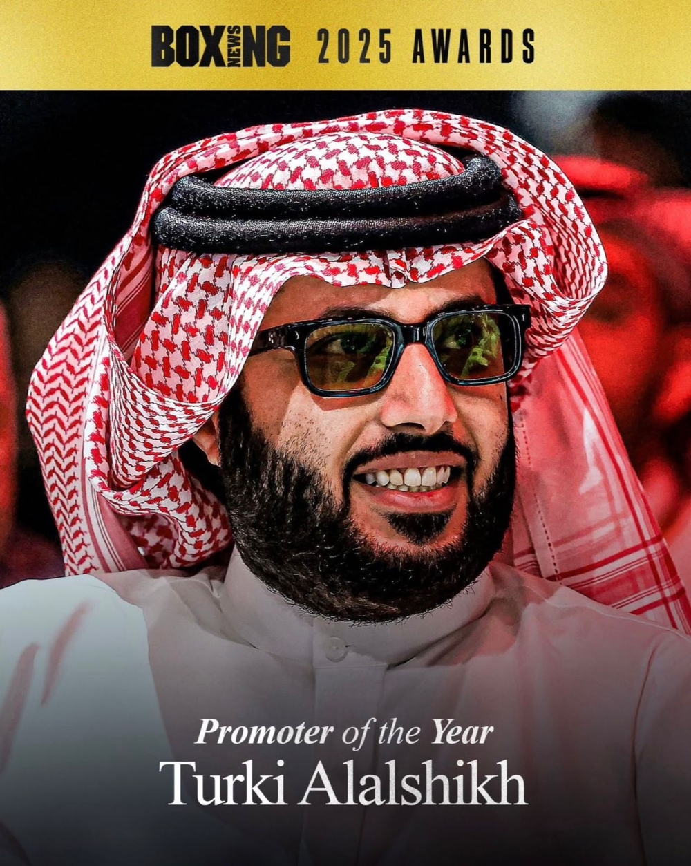 تركي آل الشيخ يحصد جائزة مروج العام 2025 من Boxing News