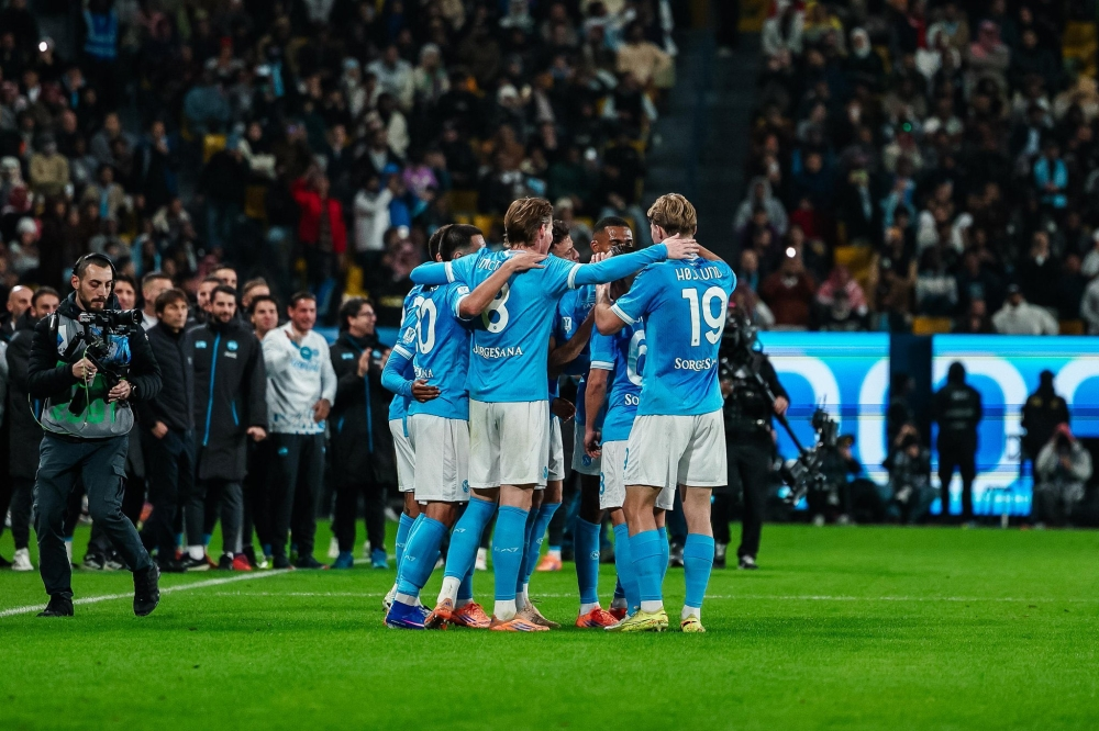 نابولي بطلاً لكأس السوبر الإيطالي 2025 في الرياض