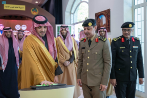وزير الداخلية يضع حجر أساس مركز العمليات الأمنية الموحدة 911 بالجوف