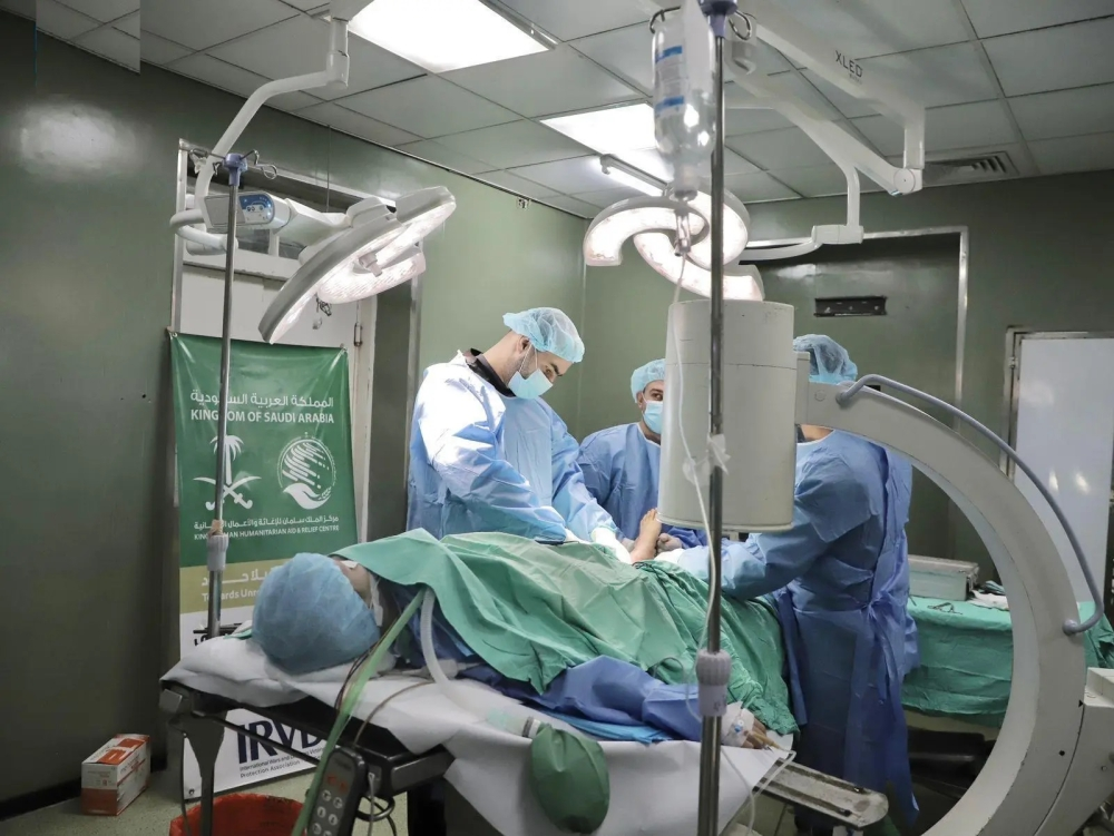مركز الملك سلمان للإغاثة يجري 50 عملية جراحية في غزة
