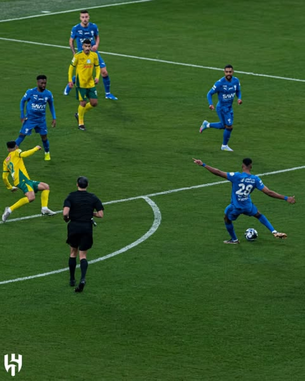 تقييم لاعبي الهلال ضد الخليج: مالكوم يحصد العلامة الكاملة