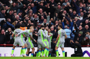 شرقي يقود مانشستر سيتي للصدارة بفوز مثير على نوتنغهام