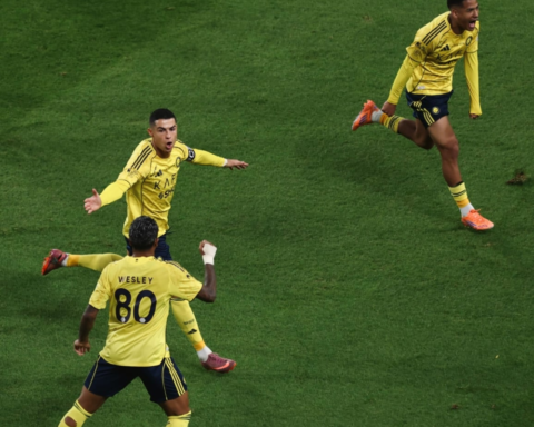 النصر يهزم الأخدود بثلاثية ورونالدو يتألق في الأول بارك