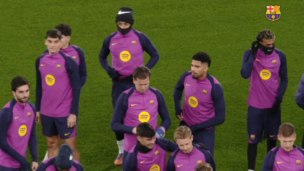 أراوخو يعود لتدريبات برشلونة قبل ديربي إسبانيول