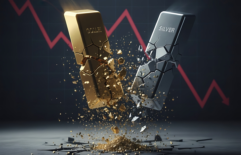 تراجع أسعار الذهب والفضة في ختام عام 2025 التاريخي