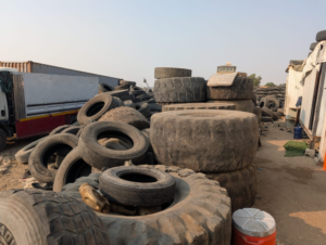 Jeddah Municipality seizes sites for storing damaged tires south of the city