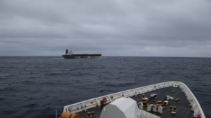 Britain is helping the US seize a Russian oil tanker in the Atlantic