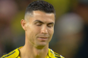 Ronaldo was furious over Al-Aqeedi's mistake in the Al-Nasr vs. Al-Qadisiyah match