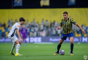 Al-Taawon defeats Al-Shabab 2-0 and shares second place in the Roshan League with Al-Nasr