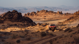 ناصر العطية يتصدر رالي داكار السعودية 2026 في الرياض