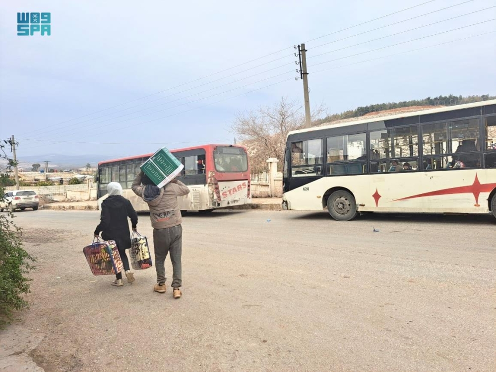 مركز الملك سلمان يوزع مساعدات غذائية وإيوائية في حلب