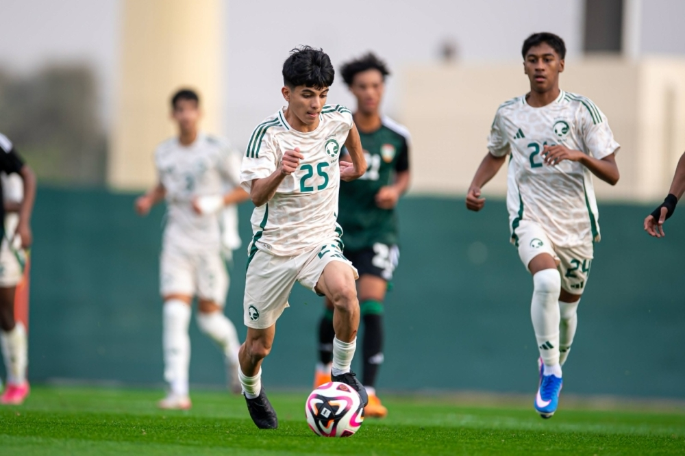 تعادل المنتخب السعودي للناشئين والإمارات استعداداً لكأس آسيا