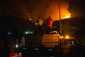 Argentina forest fires: 15,000 hectares destroyed and 3,000 tourists evacuated
