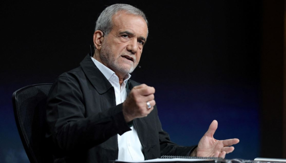 Pezeshkian accuses America and Israel of fueling unrest in Iran, and Trump threatens