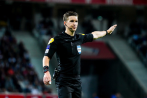 Who is François Letixier, the referee for the Al-Hilal vs. Al-Nassr derby?