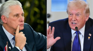 The Cuban president denies holding talks with the Trump administration