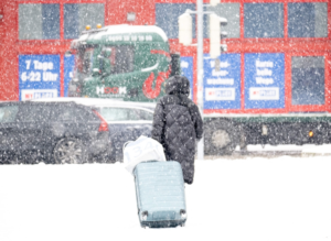 Freezing rain paralyzes air and road traffic in Central Europe
