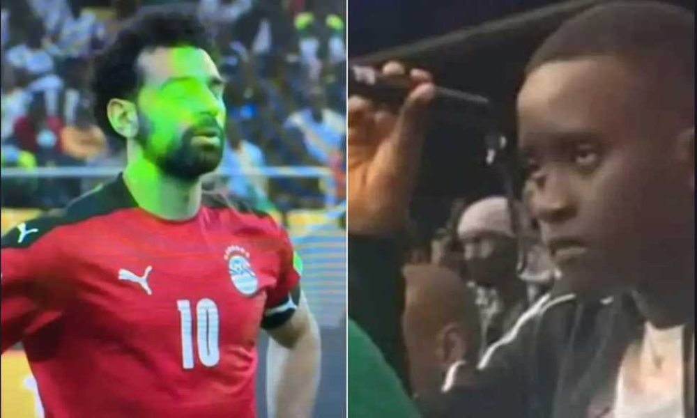 وصول مشجع الليزر السنغالي للمغرب قبل قمة مصر والسنغال