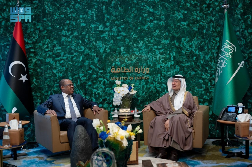 Saudi Energy Minister discusses investment and renewable energy with his Libyan counterpart