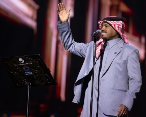 حفل راشد الفارس وفهد الكبيسي وزينة عماد في موسم الرياض