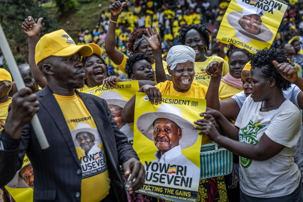 إعادة انتخاب يويري موسيفيني رئيساً لأوغندا لولاية سابعة