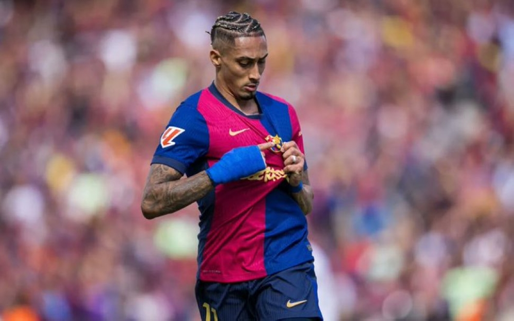 سبب غياب رافينيا عن مباراة برشلونة وريال سوسيداد اليوم