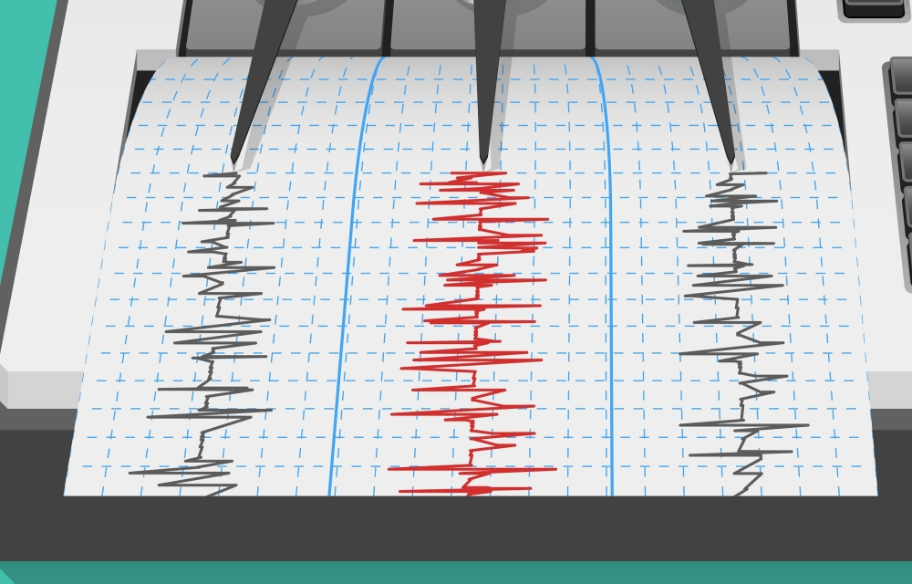 An earthquake measuring 4 on the Richter scale struck Sicily, causing no damage