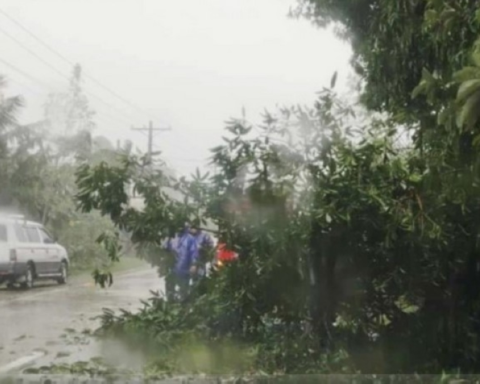 Two people killed in a landslide in the Philippines due to Typhoon Ada