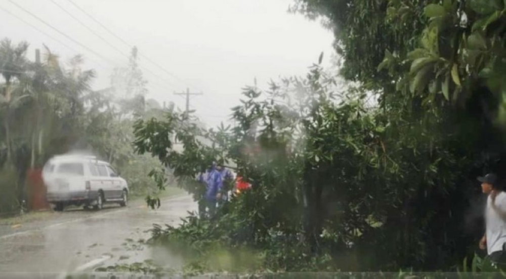 Two people killed in a landslide in the Philippines due to Typhoon Ada