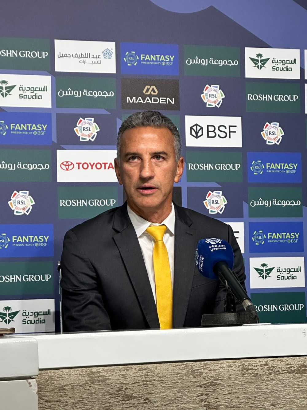 Shamouska's statements after Al-Taawoun's victory over Al-Riyadh in the Roshan League