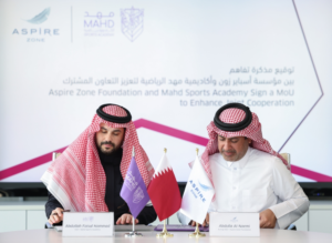 Partnership between Mahd Academy and Aspire Zone to develop sporting talent