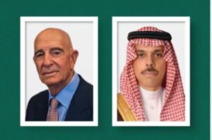 The Saudi Foreign Minister discusses the latest developments in Syria with the US envoy